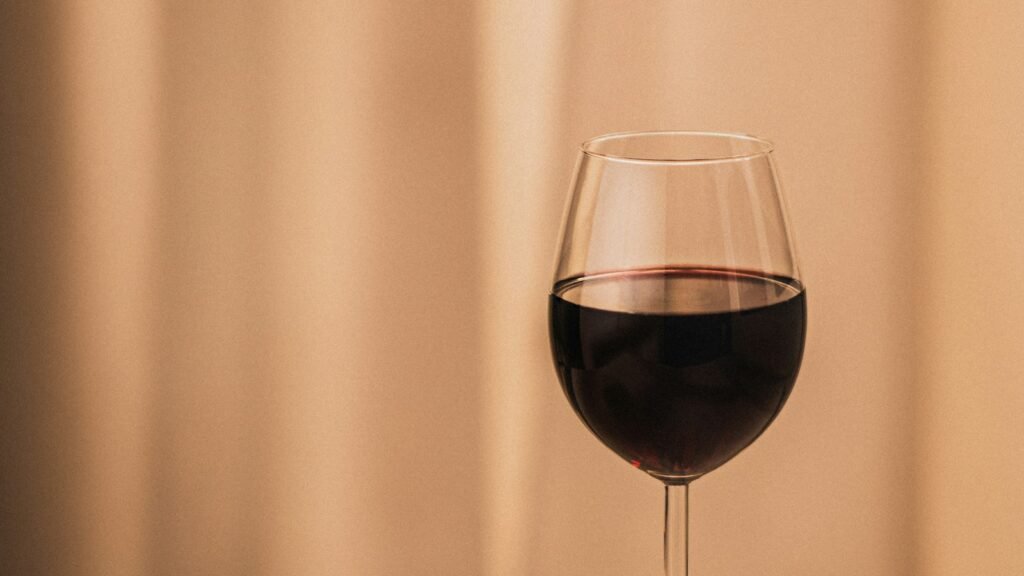 Verre de vin rouge